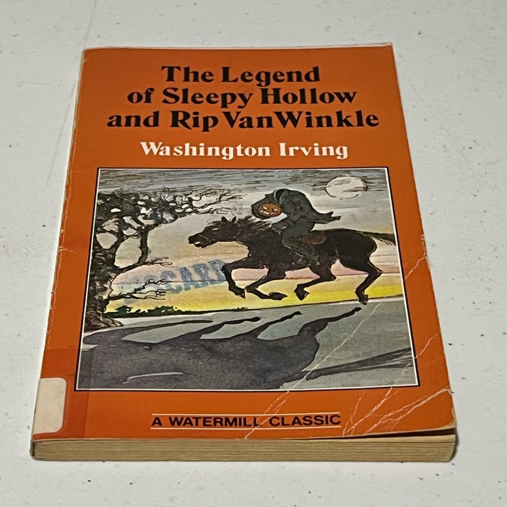 Vintage - The Legend Of Sleepy Hollow Rip Van Winkle Book Paperback Watermill